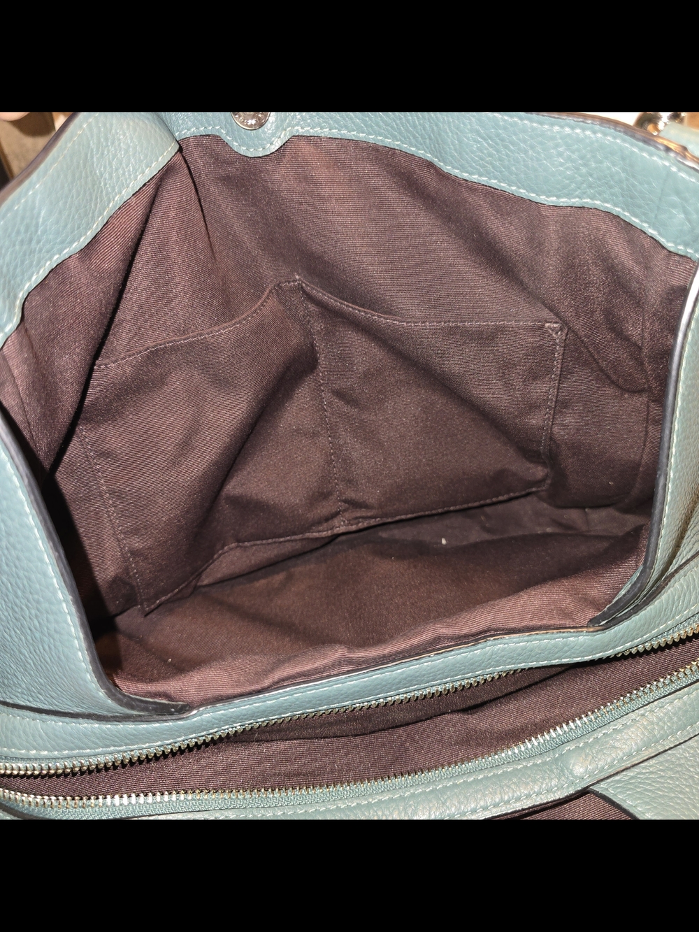 Coach Hallie shoulder bag Dark Green - Picture 9 of 14